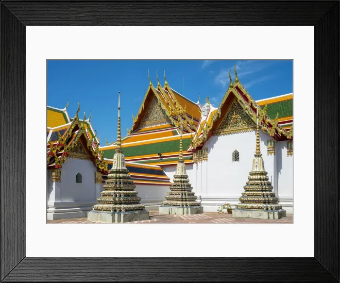 Framed Print : Stupas at Wat Pho (Temple of the Reclining Buddha), Bangkok, Thailand Framed Print : Stupas at Wat Pho (Temple of the Reclining Buddha), Bangkok, Thailand