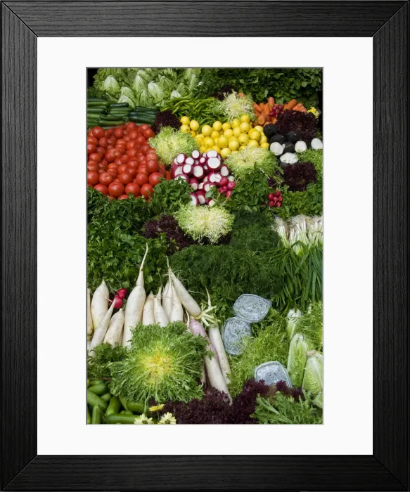 Framed Print : Vegetables in a market in the historic Beyoglu district. Istanbul, Turkey Framed Print : Vegetables in a market in the historic Beyoglu district. Istanbul, Turkey