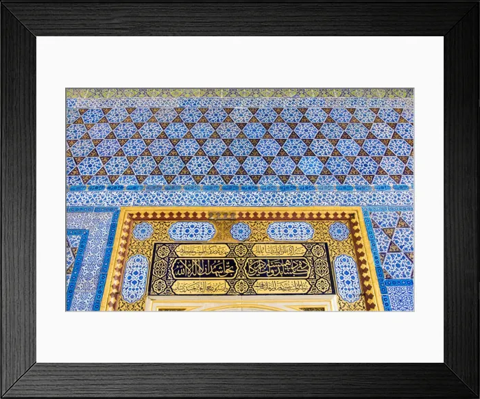 Framed Print : Blue tiles at Topkapi, a UNESCO World Heritage Site. Istanbul, Turkey Framed Print : Blue tiles at Topkapi, a UNESCO World Heritage Site. Istanbul, Turkey