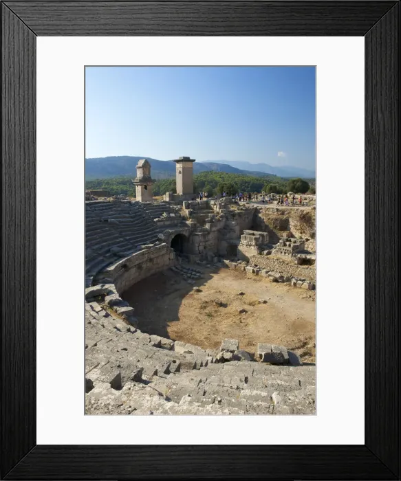 Framed Print : Amphitheatre in Xanthos, Lykia, Aegean, Turquoise Coast, Turkey Framed Print : Amphitheatre in Xanthos, Lykia, Aegean, Turquoise Coast, Turkey