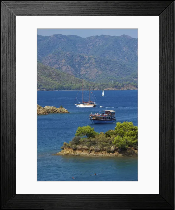 Framed Print : Calis Beach Island, Adlar, 12 Islands Tour, Fethiye, Aegean, Turquoise Coast, Turkey Framed Print : Calis Beach Island, Adlar, 12 Islands Tour, Fethiye, Aegean, Turquoise Coast, Turkey