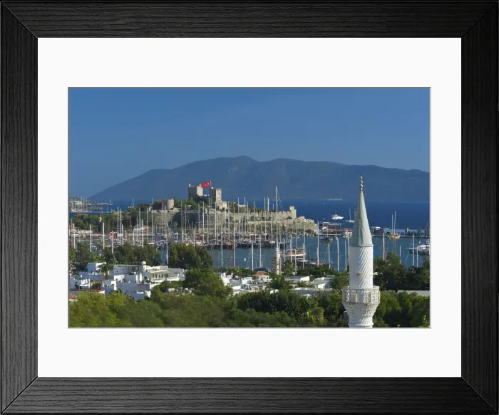 Framed Print : St Peter Castle and harbour of Bodrum, Aegean, Turquoise Coast, Turkey Framed Print : St Peter Castle and harbour of Bodrum, Aegean, Turquoise Coast, Turkey