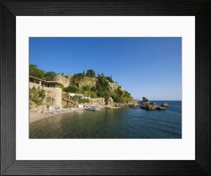 Framed Print : Beach of Antalya, Turquoise Coast, Turkey Framed Print : Beach of Antalya, Turquoise Coast, Turkey