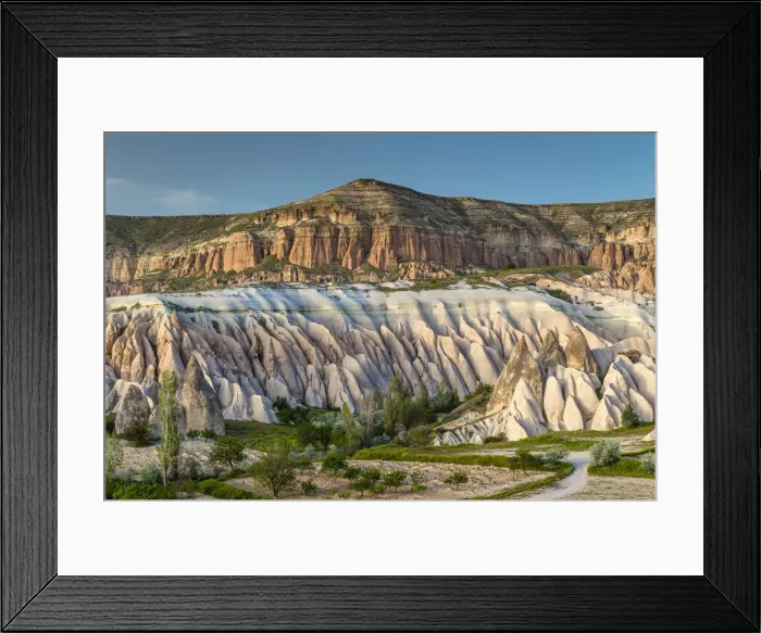 Framed Print : Scenic landscape view over Rose Valley, Cappadocia, Turkey Framed Print : Scenic landscape view over Rose Valley, Cappadocia, Turkey
