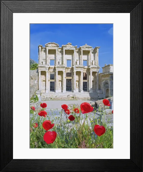 Framed Print : Library of Celsus, Ephesus, Turkey, Asia Minor, Asia Framed Print : Library of Celsus, Ephesus, Turkey, Asia Minor, Asia