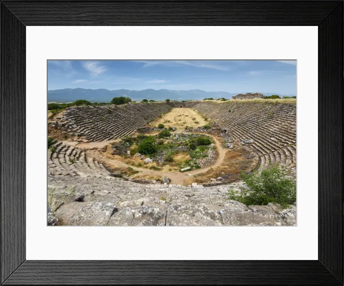 Framed Print : Top view of the stadium, Aphrodisias, Aydin, Turkey Framed Print : Top view of the stadium, Aphrodisias, Aydin, Turkey