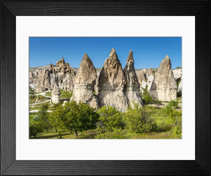 Framed Print : Fairy Chimneys rock formation near Goreme, Cappadocia, Turkey Framed Print : Fairy Chimneys rock formation near Goreme, Cappadocia, Turkey