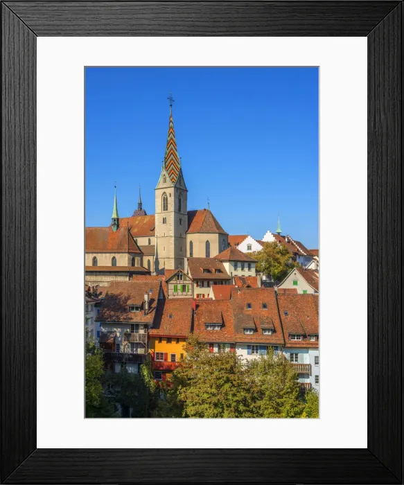 Framed Print : City church of Baden, Aargau, Switzerland Framed Print : City church of Baden, Aargau, Switzerland