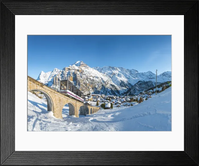 Framed Print : MAorren, Berner Oberland, canton of Bern, Switzerland Framed Print : MAorren, Berner Oberland, canton of Bern, Switzerland