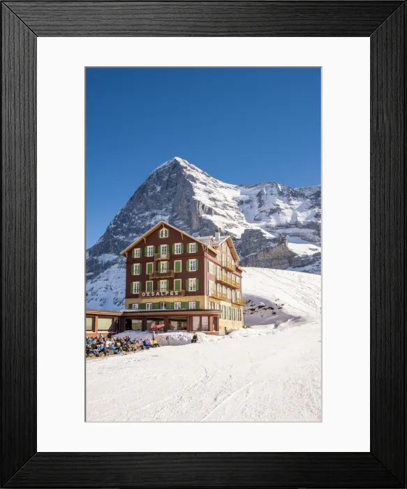 Framed Print : Kleine Scheidegg, Berner Oberland, canton of Bern, Switzerland Framed Print : Kleine Scheidegg, Berner Oberland, canton of Bern, Switzerland