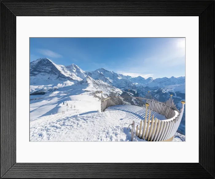 Framed Print : Mannlichen, Berner Oberland, canton of Bern, Switzerland Framed Print : Mannlichen, Berner Oberland, canton of Bern, Switzerland