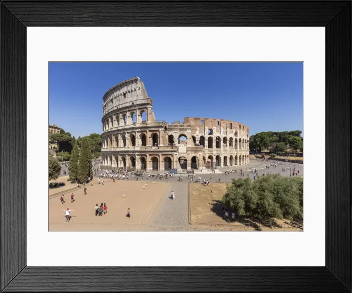 Framed Print : Italy, Latium, Lazio. Rome, Roma. The Colosseum Framed Print : Italy, Latium, Lazio. Rome, Roma. The Colosseum