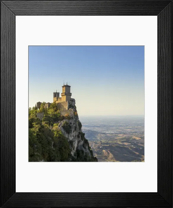 Framed Print : Republic of San Marino, Repubblica di San Marino San Marino. Torre Guaita, Pirma Torre Framed Print : Republic of San Marino, Repubblica di San Marino San Marino. Torre Guaita, Pirma Torre
