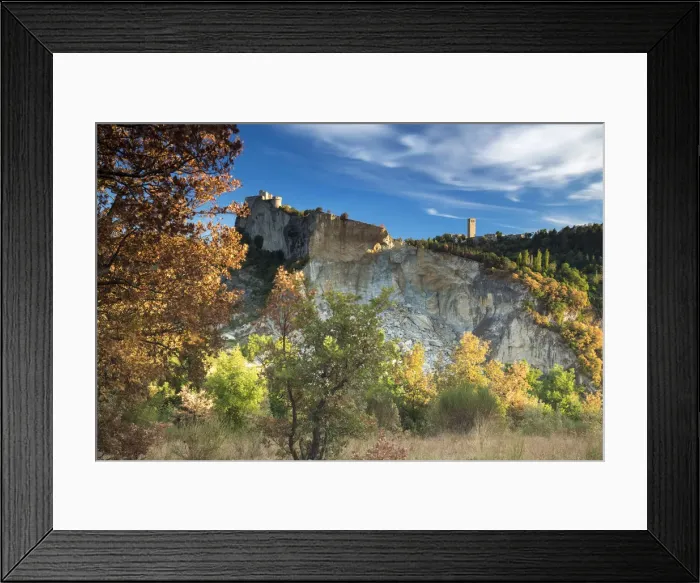 Framed Print : Italy, Emilia-Romagna Rimini district San Leo. The San Leo fortress