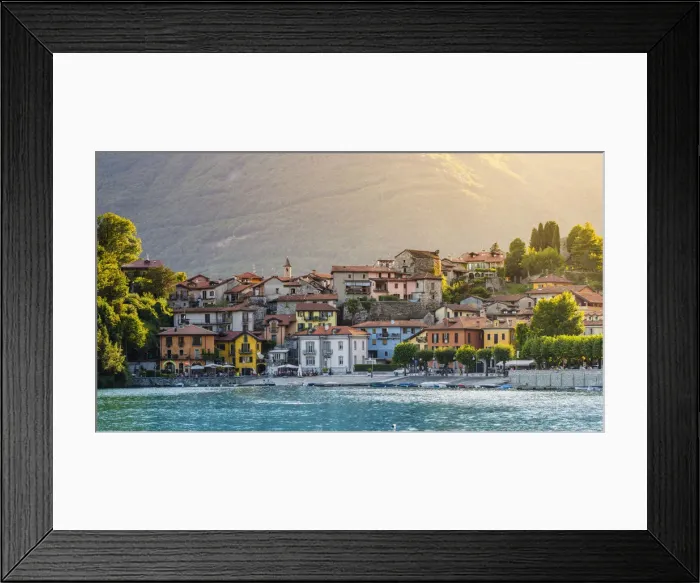 Framed Print : Mergozzo, Verbano-Cusio Ossola province, Piedmont, Italy Framed Print : Mergozzo, Verbano-Cusio Ossola province, Piedmont, Italy