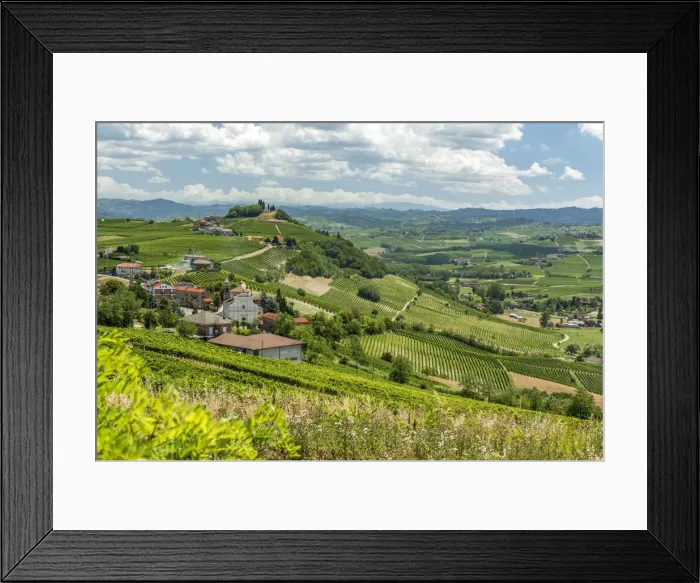 Framed Print : italy, Piedmont, the panorama point of Bricco Lu near to Costigliole d Asti Framed Print : italy, Piedmont, the panorama point of Bricco Lu near to Costigliole d Asti
