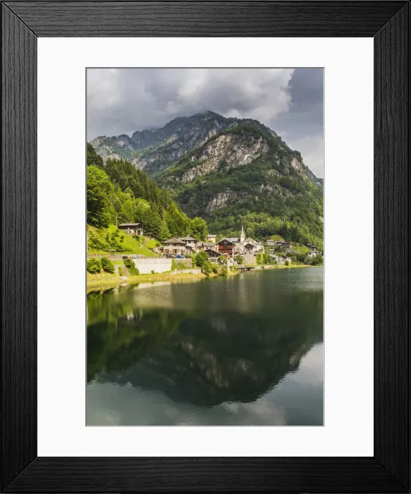 Framed Print : Rimasco, Vercelli province, Piedmont, Italy Framed Print : Rimasco, Vercelli province, Piedmont, Italy