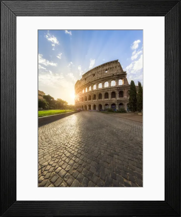 Framed Print : The Colosseum at sunrise, Rome, Lazio, Italy Framed Print : The Colosseum at sunrise, Rome, Lazio, Italy