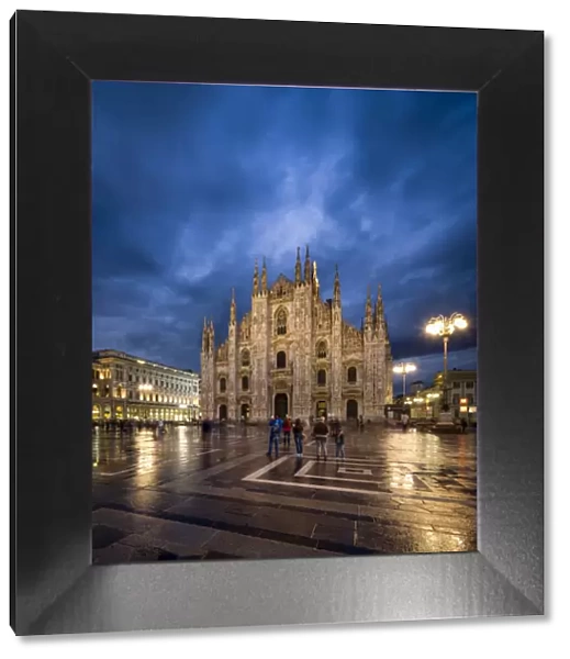 Milan Cathedral at the Piazza del Duomo, Milan, Lombardy, Italy