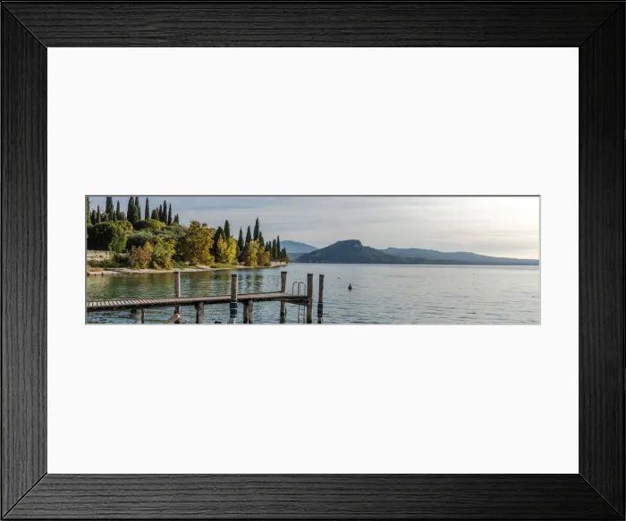 Framed Print : europe, Italy, Veneto. the landing stage at punta san vigilio near Garda Framed Print : europe, Italy, Veneto. the landing stage at punta san vigilio near Garda