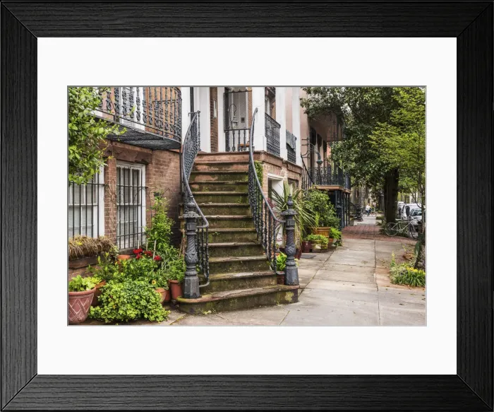 Framed Print : USA, Georgia, Savannah, Historical district Framed Print : USA, Georgia, Savannah, Historical district