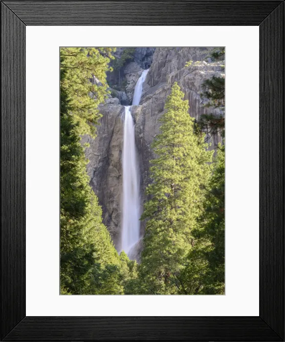 Framed Print : Lower Yosemite Falls in Yosemite Valley, Califorinia, USA. Spring (June) 2015 Framed Print : Lower Yosemite Falls in Yosemite Valley, Califorinia, USA. Spring (June) 2015