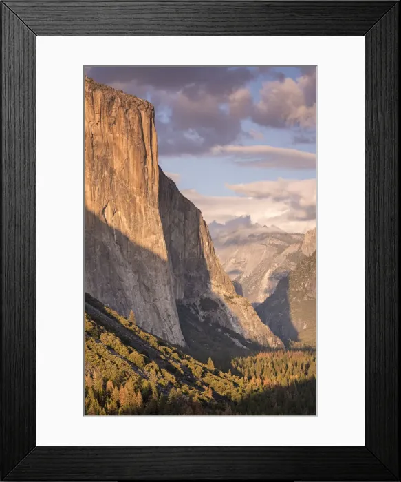 Framed Print : The enormous face of El Capitan towering above Yosemite Valley, California, USA. Autumn Framed Print : The enormous face of El Capitan towering above Yosemite Valley, California, USA. Autumn