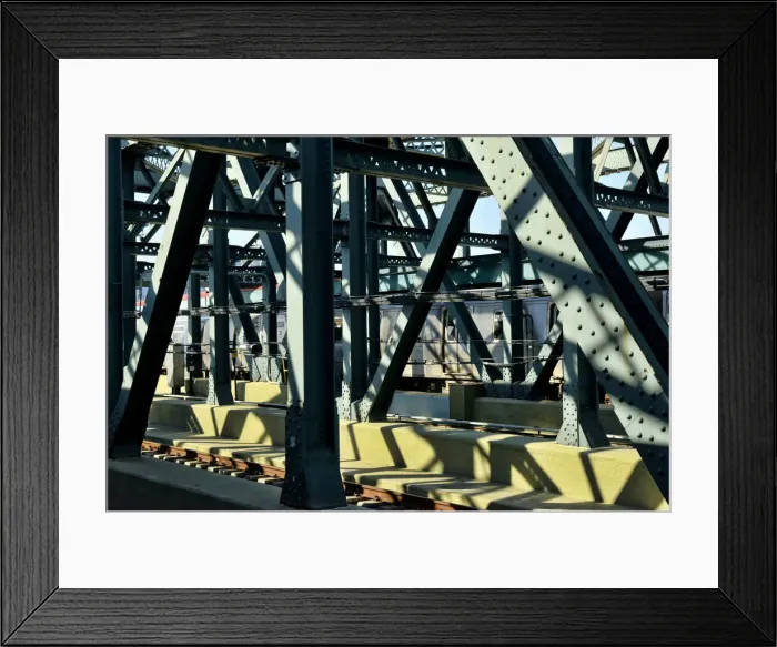 Framed Print : USA, New York, Brooklyn, Red Hook, Subway station