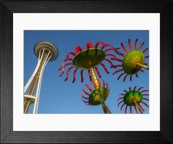 Framed Print : USA, West Coast, Pacific Northwest, Washington, Seattle, Sonic Bloom Sculpture Framed Print : USA, West Coast, Pacific Northwest, Washington, Seattle, Sonic Bloom Sculpture