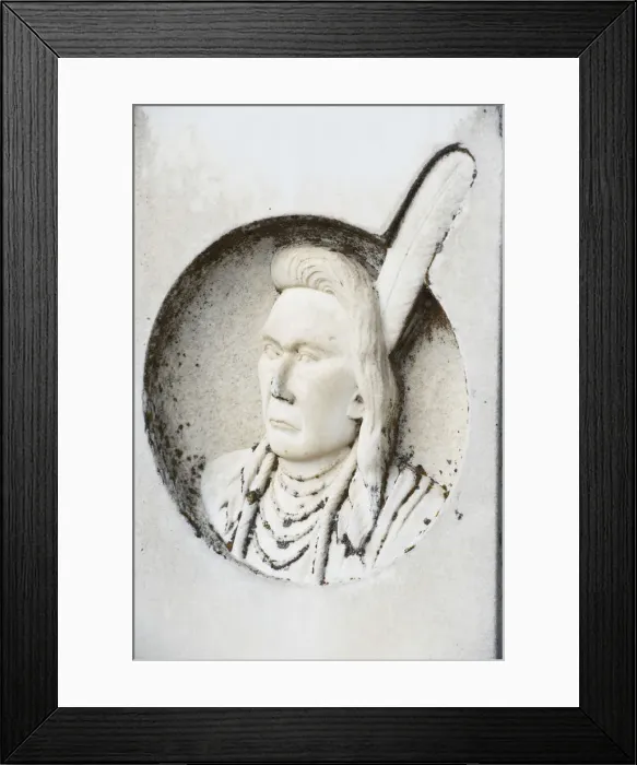 Framed Print : USA, Washington State, Grave of Chief Joseph in Colville on the Colville Indian Framed Print : USA, Washington State, Grave of Chief Joseph in Colville on the Colville Indian