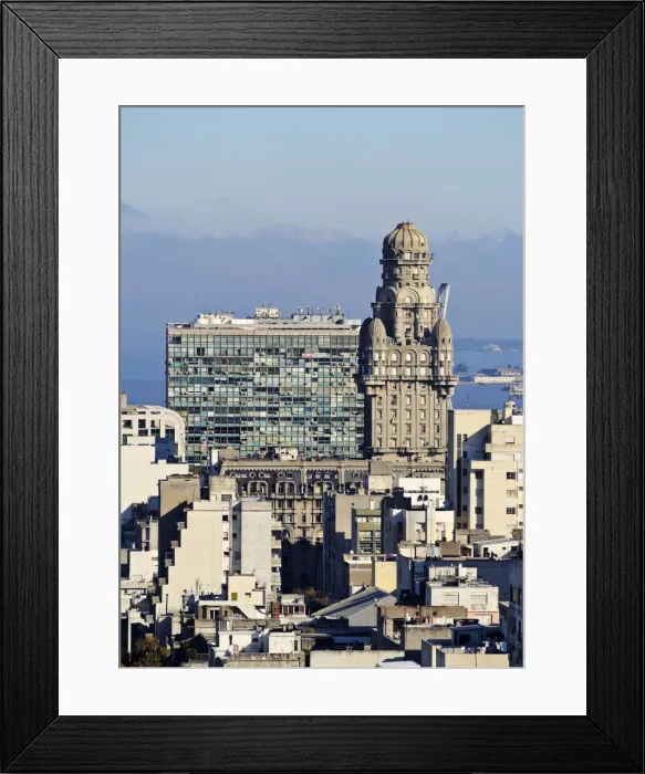 Framed Print : Uruguay, Montevideo, Cityscape viewed from the City Hall(Intendencia de Montevideo) Framed Print : Uruguay, Montevideo, Cityscape viewed from the City Hall(Intendencia de Montevideo)