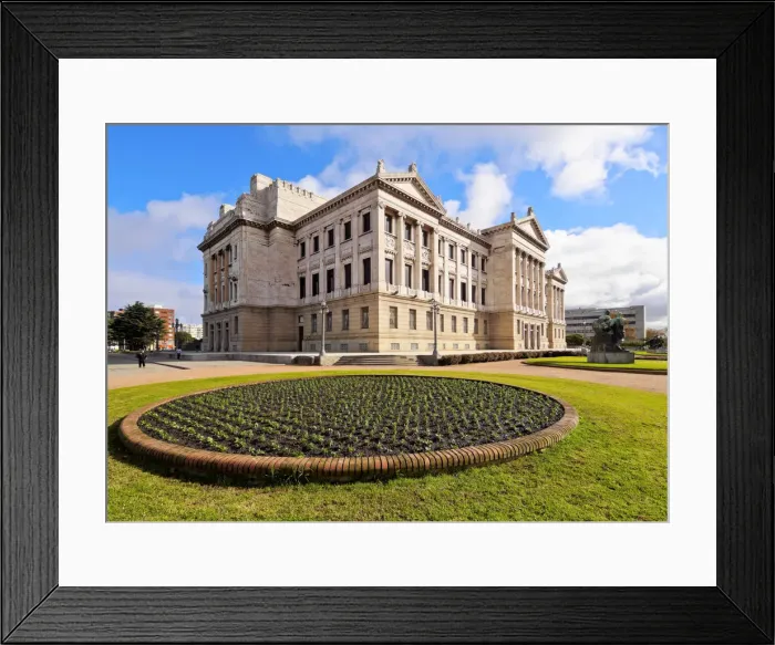 Framed Print : Uruguay, Montevideo, Aguada Neighbourhood, View of The Legislative Palace Framed Print : Uruguay, Montevideo, Aguada Neighbourhood, View of The Legislative Palace