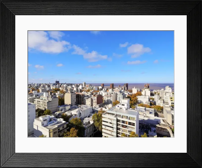 Framed Print : Uruguay, Montevideo, Cityscape viewed from the Salvo Palace Framed Print : Uruguay, Montevideo, Cityscape viewed from the Salvo Palace