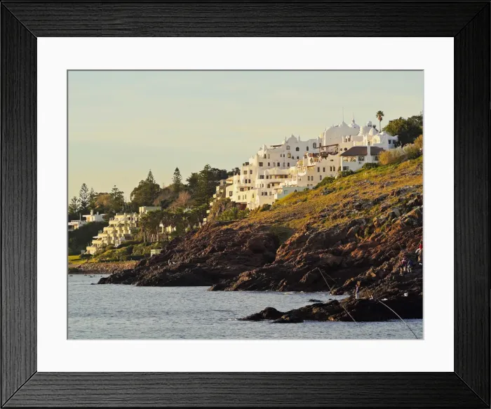 Framed Print : Uruguay, Maldonado Department, Punta Ballena, View of the Casapueblo, hotel, museum Framed Print : Uruguay, Maldonado Department, Punta Ballena, View of the Casapueblo, hotel, museum