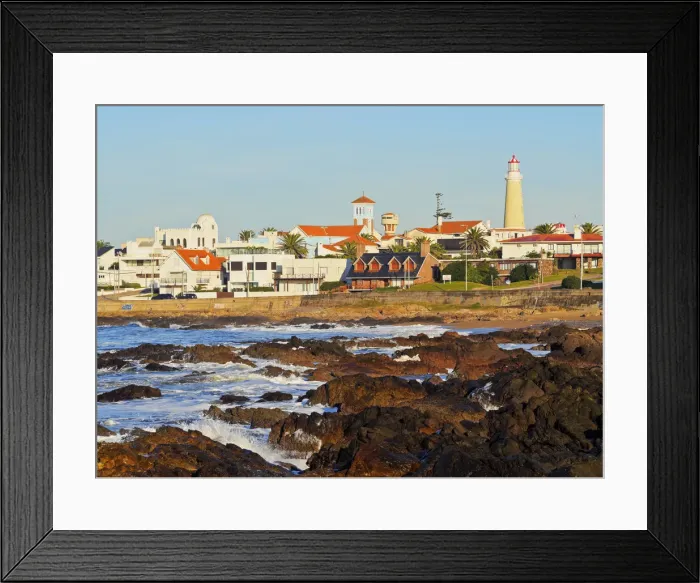 Framed Print : Uruguay, Maldonado Department, Shoreline of Punta del Este Framed Print : Uruguay, Maldonado Department, Shoreline of Punta del Este