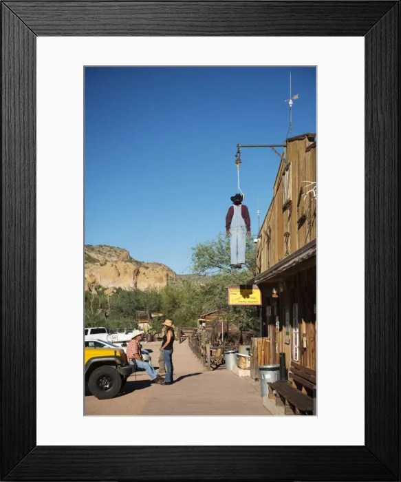 Framed Print : USA, Southwest, Arizona, Phoenix, Apache Junction, Tortilla Flat