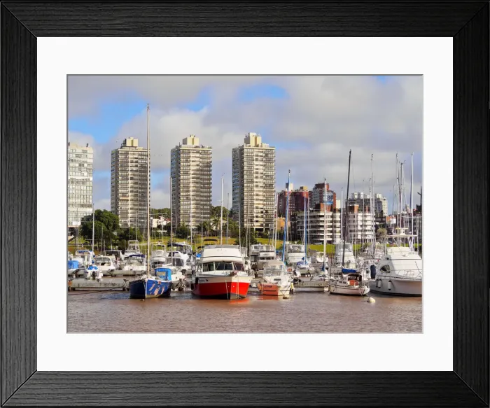 Framed Print : Uruguay, Montevideo, Little Port in Buceo Neighbourhood Framed Print : Uruguay, Montevideo, Little Port in Buceo Neighbourhood