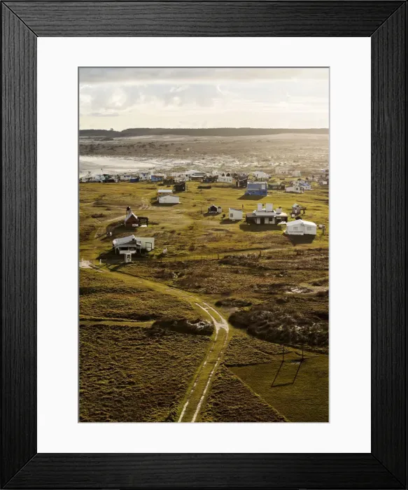 Framed Print : Uruguay, Rocha Department, Elevated view of the Cabo Polonio