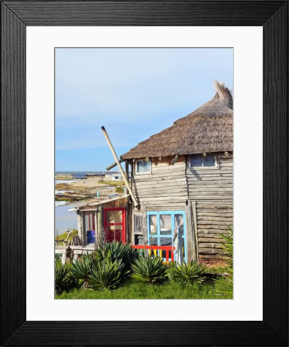 Framed Print : Uruguay, Rocha Department, View of the Punta del Diablo Framed Print : Uruguay, Rocha Department, View of the Punta del Diablo