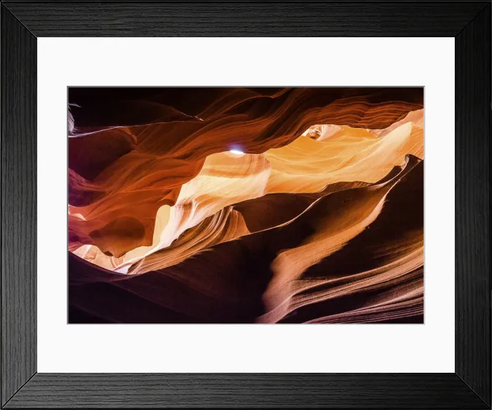 Framed Print : Upper Antelope Canyon, Arizona, USA. Shadows and lights in this famous slot canyon Framed Print : Upper Antelope Canyon, Arizona, USA. Shadows and lights in this famous slot canyon