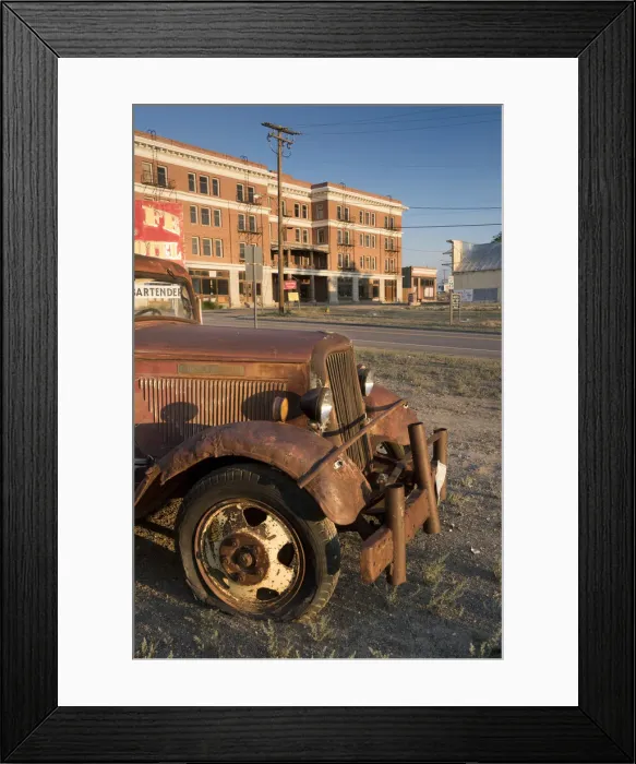 Framed Print : USA, Nevada, Mineral County, Goldfield, Historic Goldfield hotel Framed Print : USA, Nevada, Mineral County, Goldfield, Historic Goldfield hotel