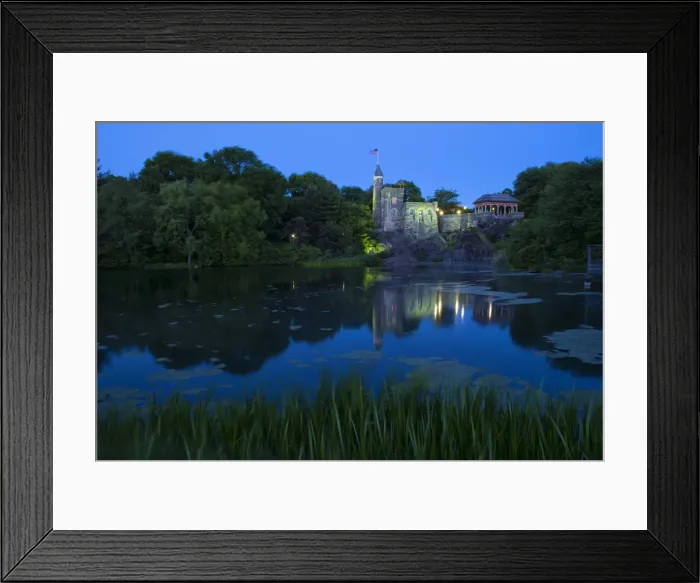 Framed Print : USA, East Coast, New York, Manhattan, Central Park, Belvedere Castle