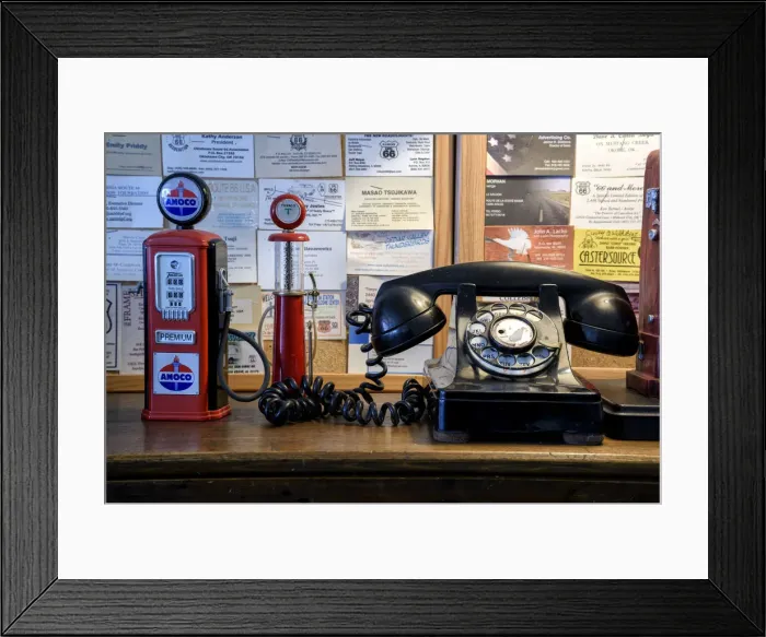Framed Print : USA, Midwest, Oklahoma, Route 66, Afton, Afton station museum Framed Print : USA, Midwest, Oklahoma, Route 66, Afton, Afton station museum