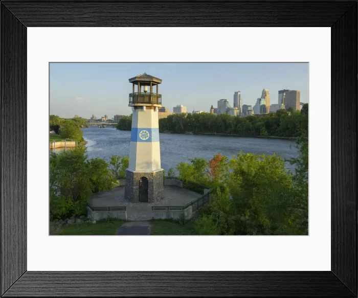 Framed Print : USA, Midwest, Minnesota, Minneapolis, boom island lighthouse Framed Print : USA, Midwest, Minnesota, Minneapolis, boom island lighthouse