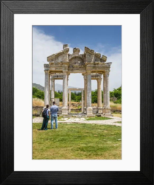 Framed Print : The Tetrapylon or monumental gate-way, Aphrodisias, Aydin, Turkey Framed Print : The Tetrapylon or monumental gate-way, Aphrodisias, Aydin, Turkey