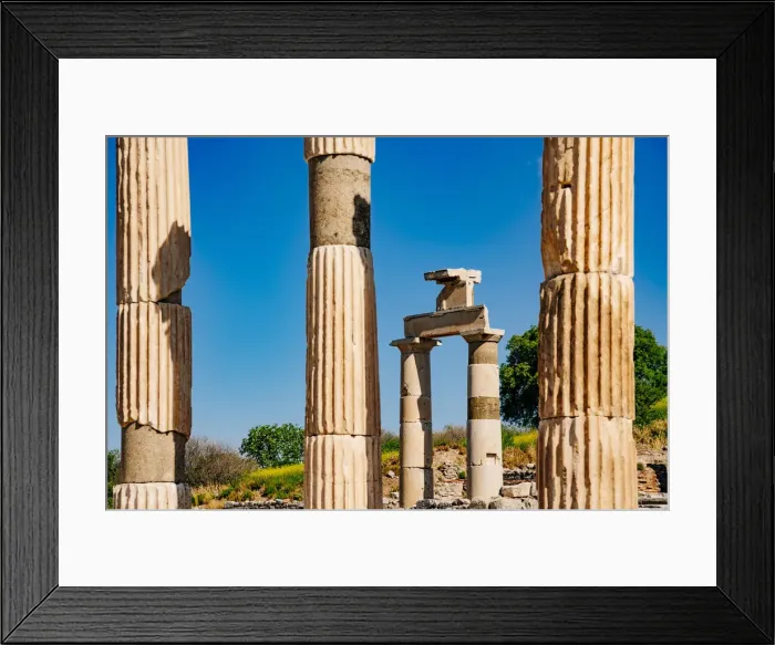 Framed Print : Column ruins of ancient Ephesus, Selcuk, Izmir Province, Turkey Framed Print : Column ruins of ancient Ephesus, Selcuk, Izmir Province, Turkey