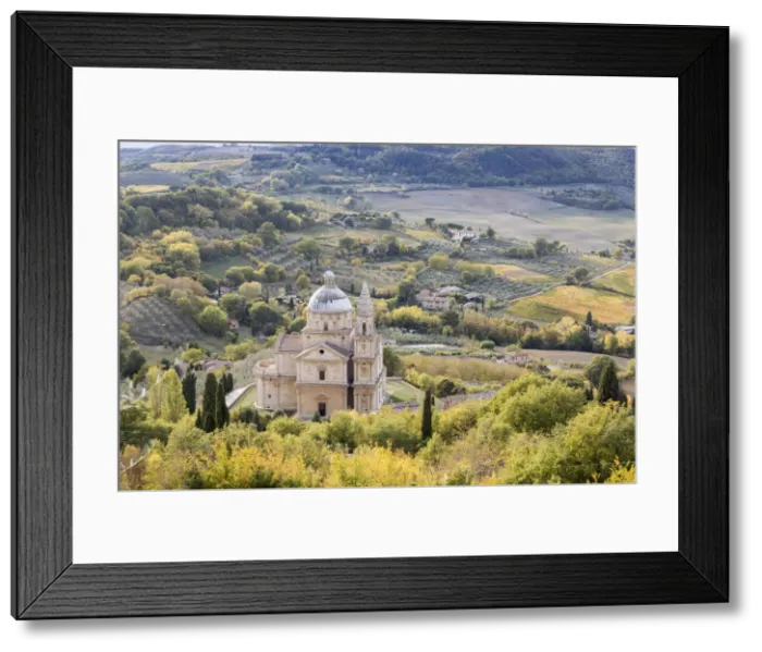 Framed Print : Madonna di San Biagio Church in the autumn, Montepulciano, Tuscany, Italy Framed Print : Madonna di San Biagio Church in the autumn, Montepulciano, Tuscany, Italy
