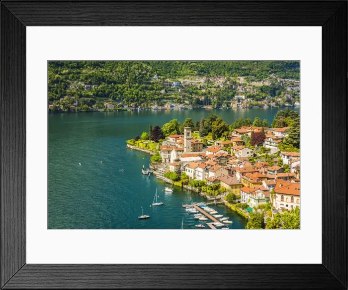 Framed Print : Torno, lake Como, Como province, Lombardy, Italy Framed Print : Torno, lake Como, Como province, Lombardy, Italy
