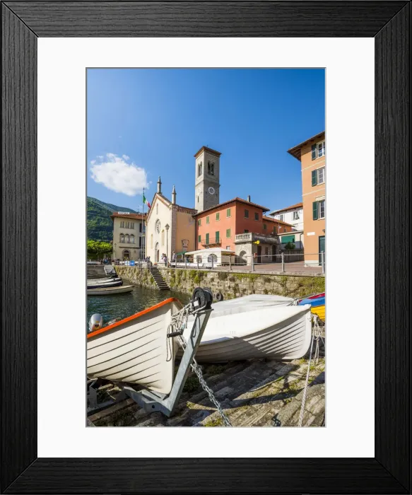 Framed Print : Torno, lake Como, Como province, Lombardy, Italy Framed Print : Torno, lake Como, Como province, Lombardy, Italy