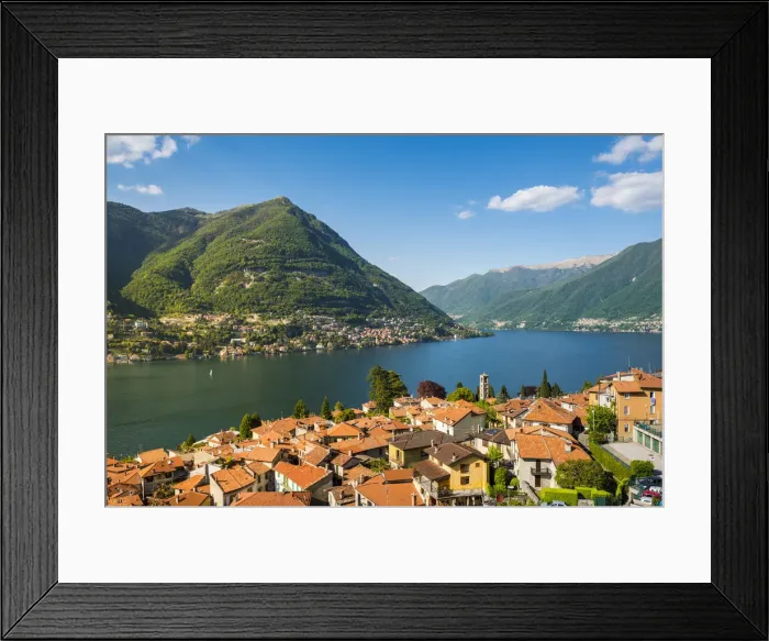 Framed Print : Torno, lake Como, Como province, Lombardy, Italy